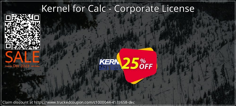 Kernel for Calc - Corporate License coupon on Camera Day offer