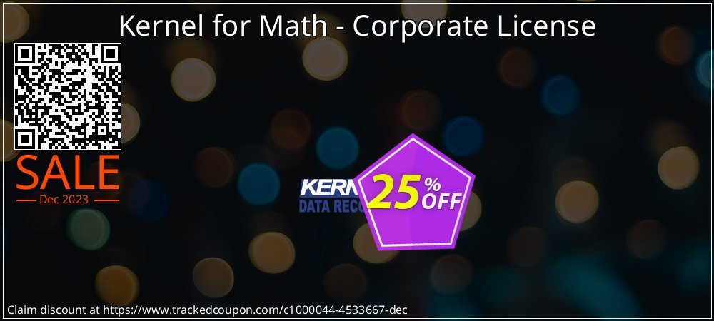 Kernel for Math - Corporate License coupon on April Fools' Day sales