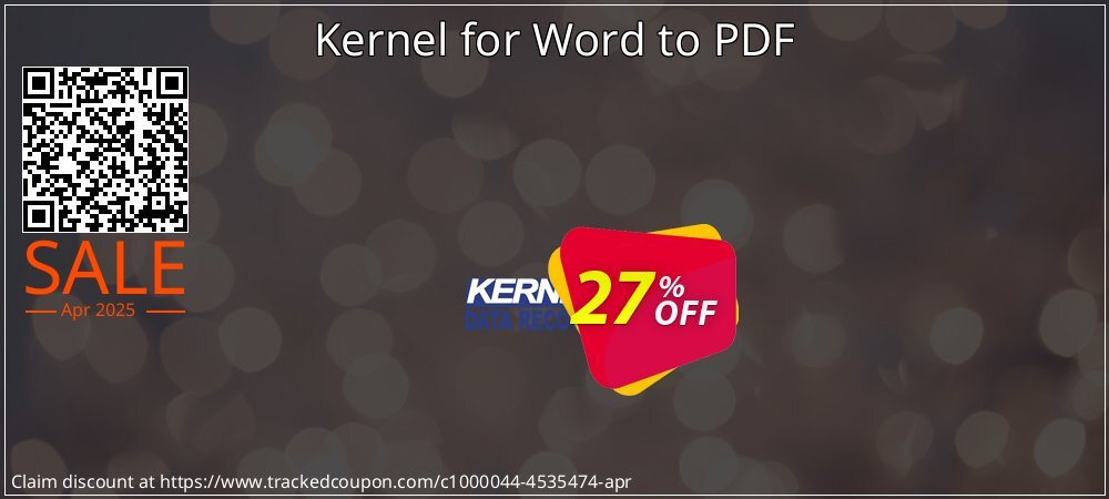 Kernel for Word to PDF coupon on National Smile Day promotions