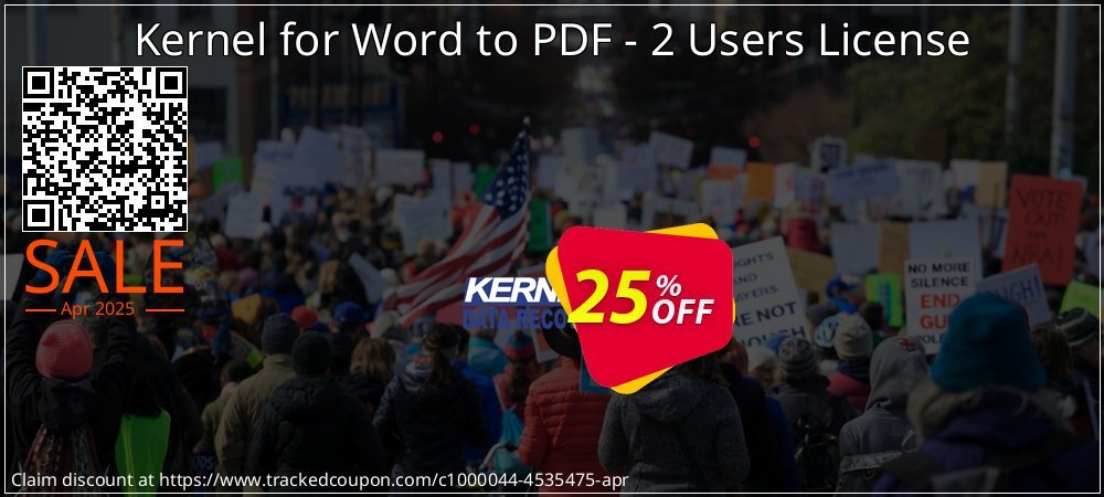 Kernel for Word to PDF - 2 Users License coupon on National Walking Day promotions