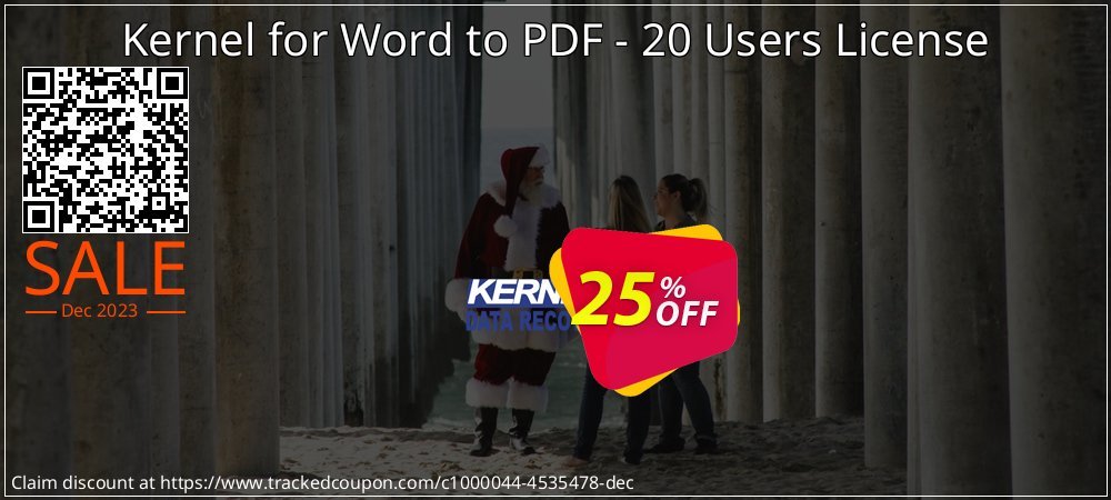 Kernel for Word to PDF - 20 Users License coupon on Christmas Card Day deals