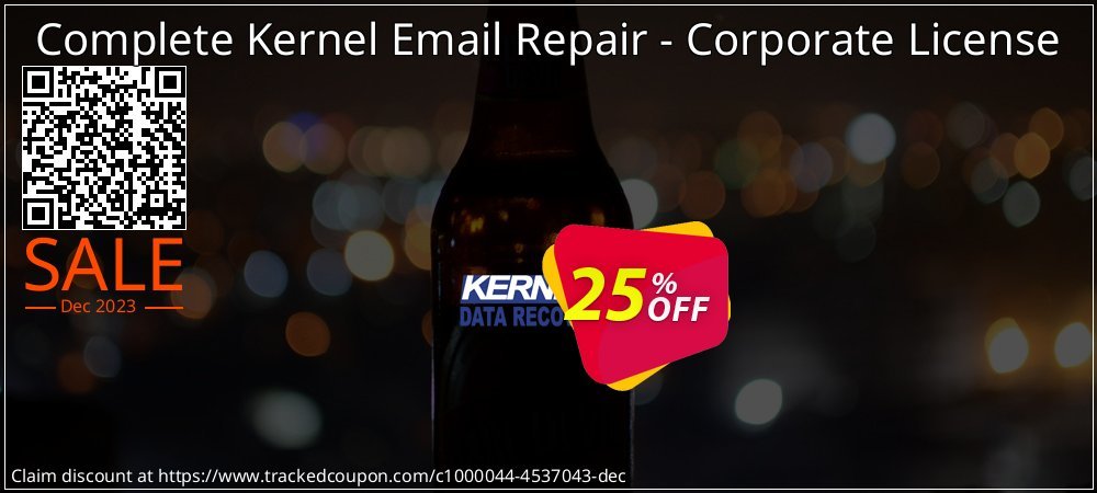 Complete Kernel Email Repair - Corporate License coupon on National Pizza Party Day offer