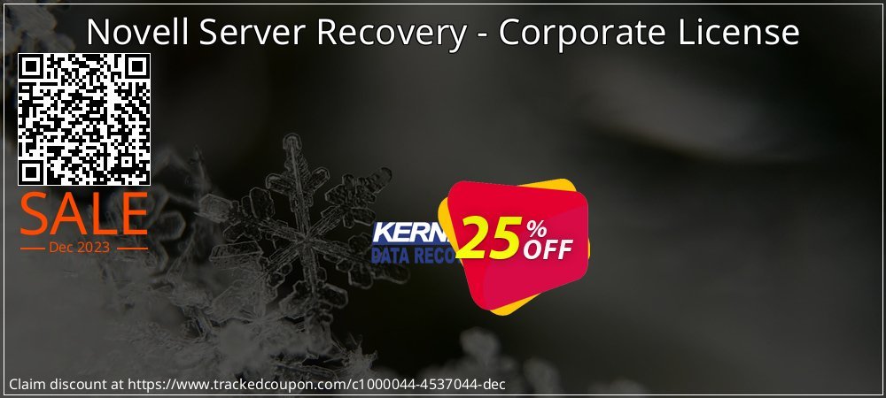 Novell Server Recovery - Corporate License coupon on Tell a Lie Day offer