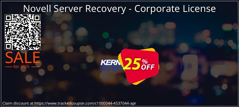 Novell Server Recovery - Corporate License coupon on World Password Day discount