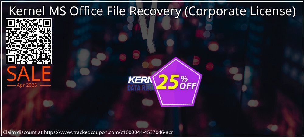 Kernel MS Office File Recovery - Corporate License  coupon on World Whisky Day offering sales