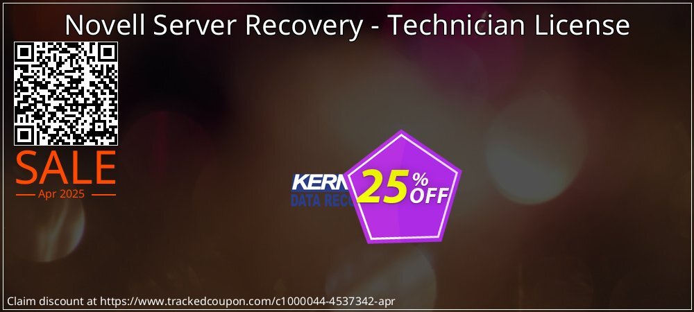 Novell Server Recovery - Technician License coupon on April Fools' Day discount