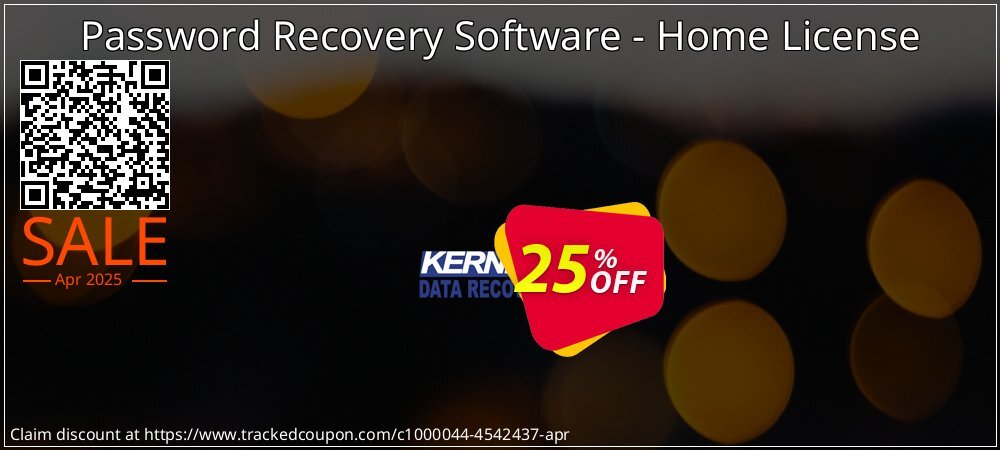 Password Recovery Software - Home License coupon on April Fools' Day offering discount