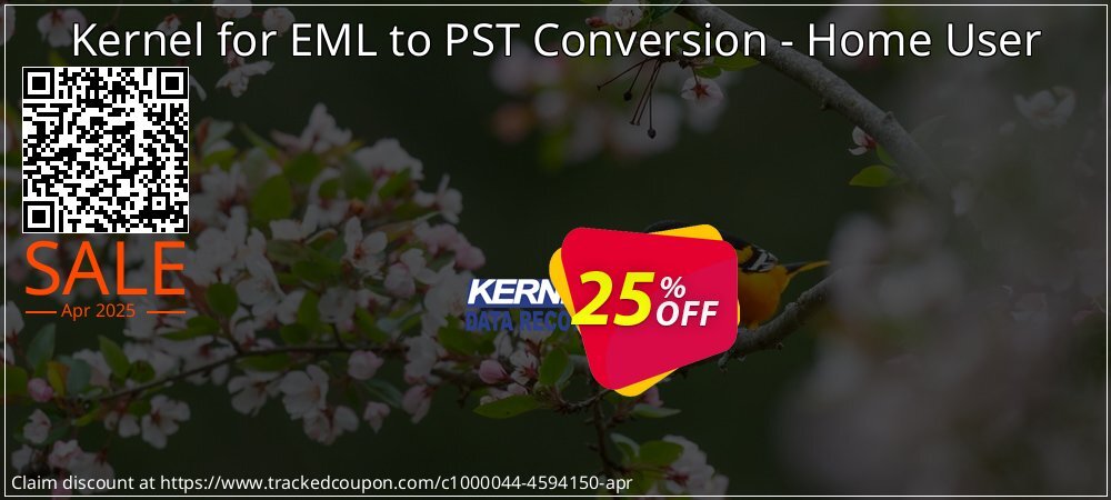 Kernel for EML to PST Conversion - Home User coupon on Mother Day offering discount