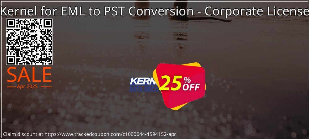 Kernel for EML to PST Conversion - Corporate License coupon on April Fools Day offering discount