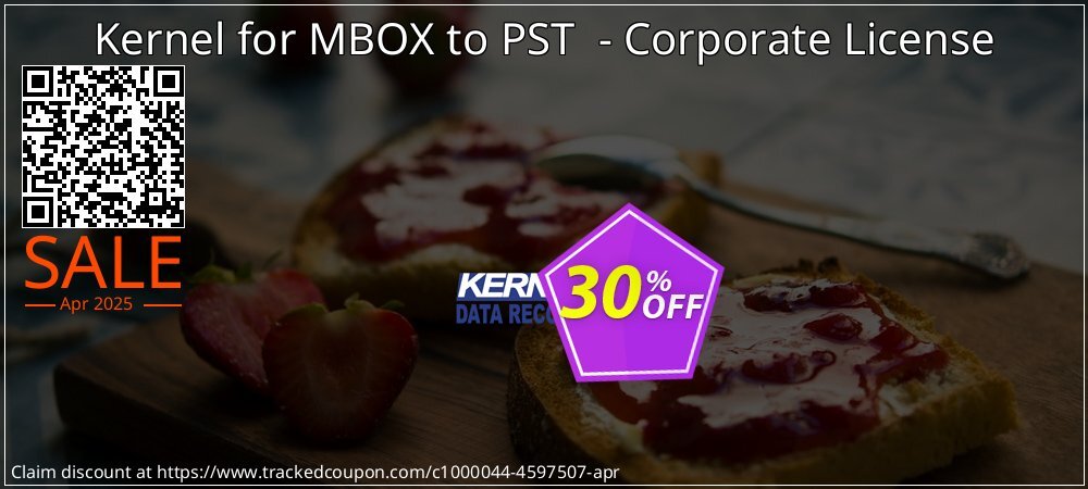 Kernel for MBOX to PST  - Corporate License coupon on Working Day offering discount