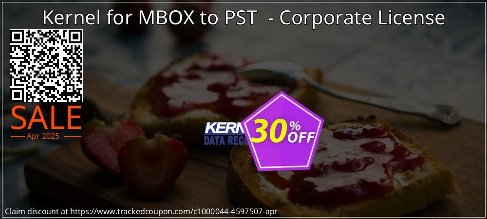 Kernel for MBOX to PST  - Corporate License coupon on April Fools' Day discount