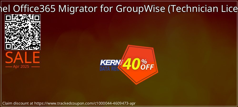 Kernel Office365 Migrator for GroupWise - Technician License  coupon on Easter Day promotions