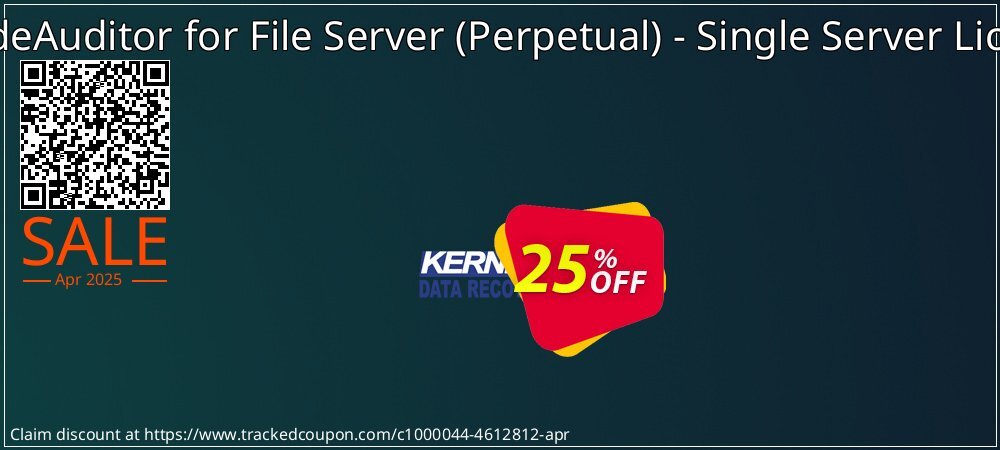 LepideAuditor for File Server - Perpetual - Single Server License coupon on Working Day sales