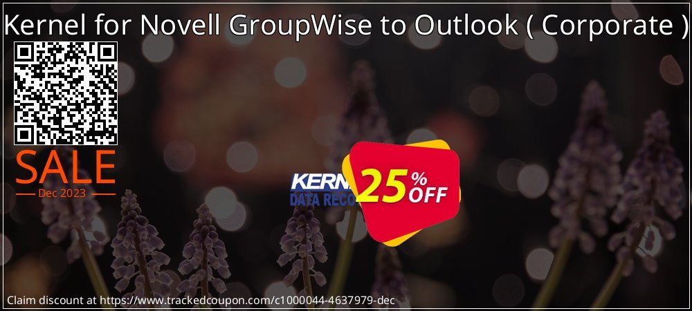 Kernel for Novell GroupWise to Outlook -  Corporate   coupon on National Smile Day discount