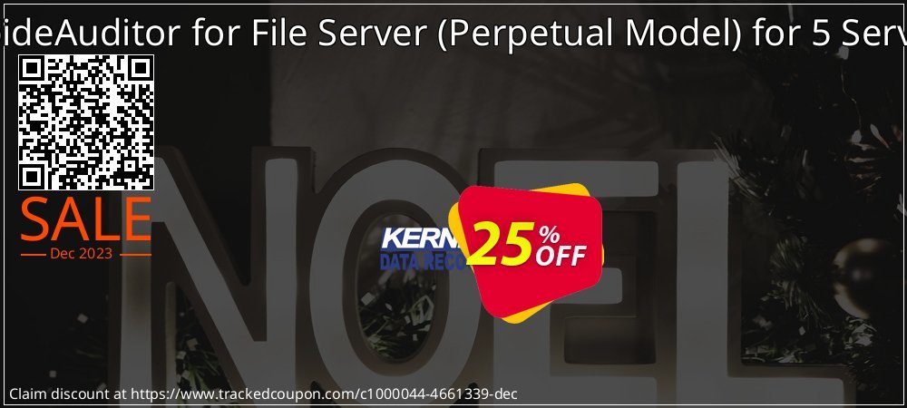 LepideAuditor for File Server - Perpetual Model for 5 Servers coupon on Christmas super sale