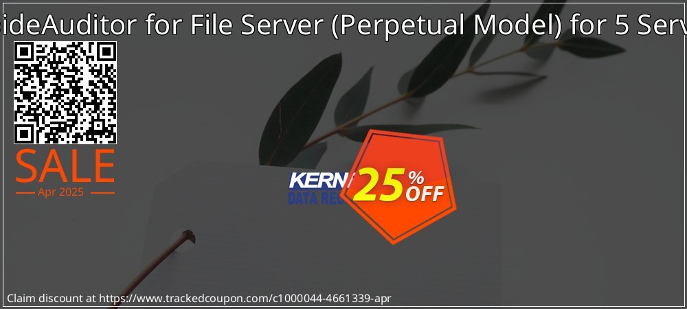 LepideAuditor for File Server - Perpetual Model for 5 Servers coupon on April Fools' Day super sale