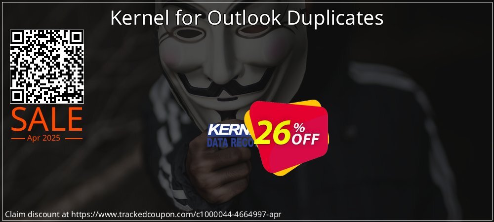 Kernel for Outlook Duplicates coupon on April Fools' Day offer