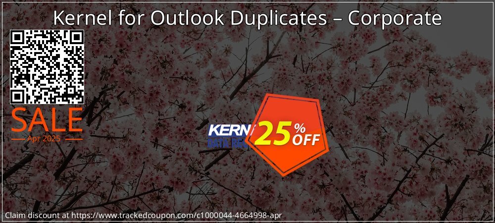 Kernel for Outlook Duplicates – Corporate coupon on National Pizza Party Day offering discount