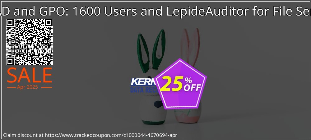 LepideAuditor for AD and GPO: 1600 Users and LepideAuditor for File Server: 10 File Servers coupon on Tell a Lie Day offer