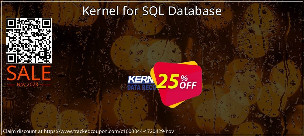 Kernel for SQL Database coupon on National Smile Day offering discount