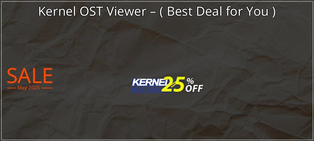 Kernel OST Viewer – -  Best Deal for You   coupon on National Loyalty Day offering sales