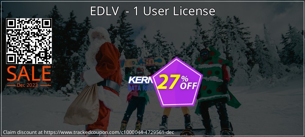 EDLV  - 1 User License coupon on Palm Sunday promotions