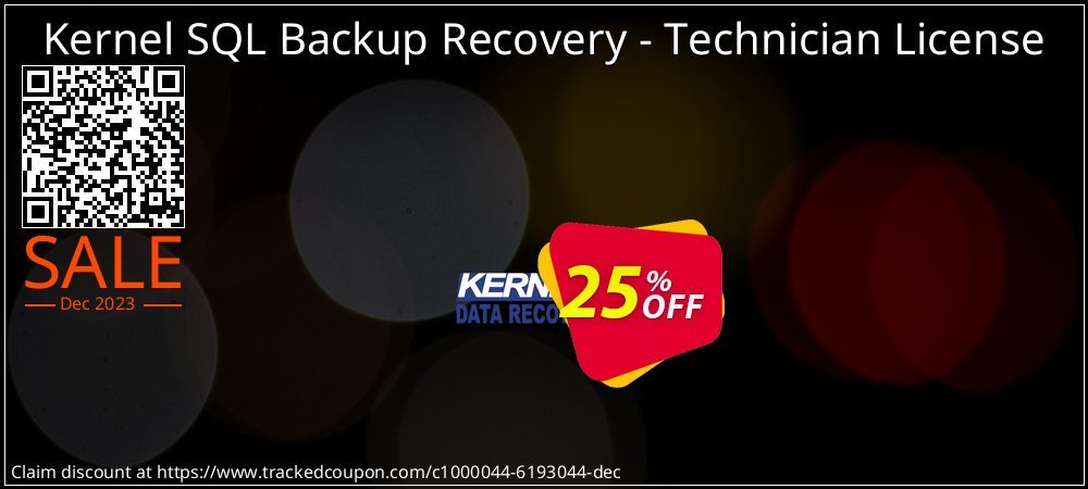 Kernel SQL Backup Recovery - Technician License coupon on Tell a Lie Day offer