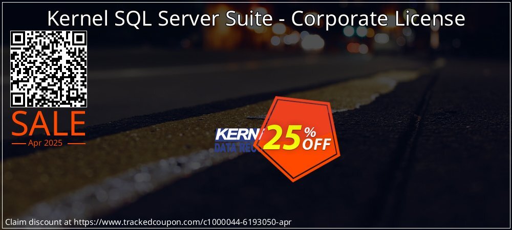 Kernel SQL Server Suite - Corporate License coupon on National Walking Day promotions