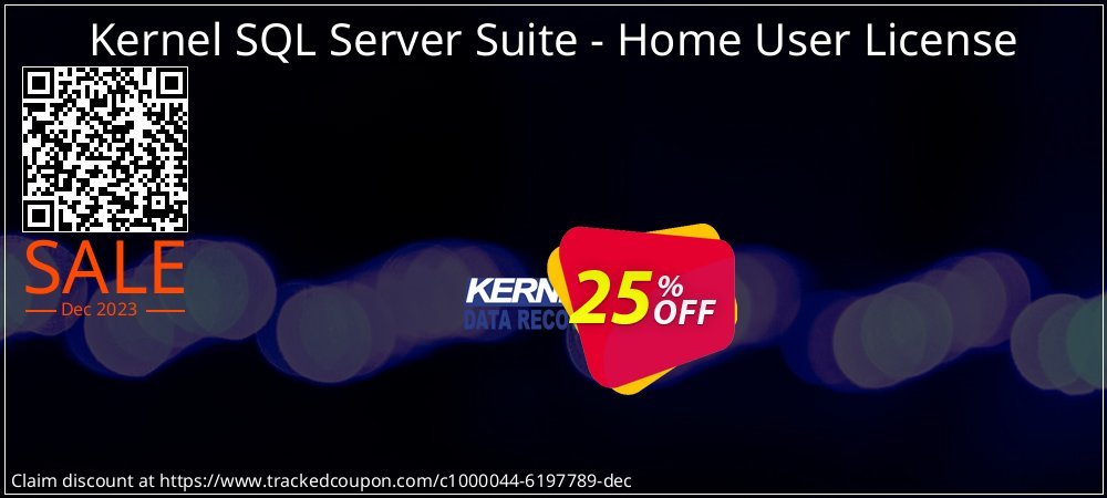 Kernel SQL Server Suite - Home User License coupon on Tell a Lie Day offering discount