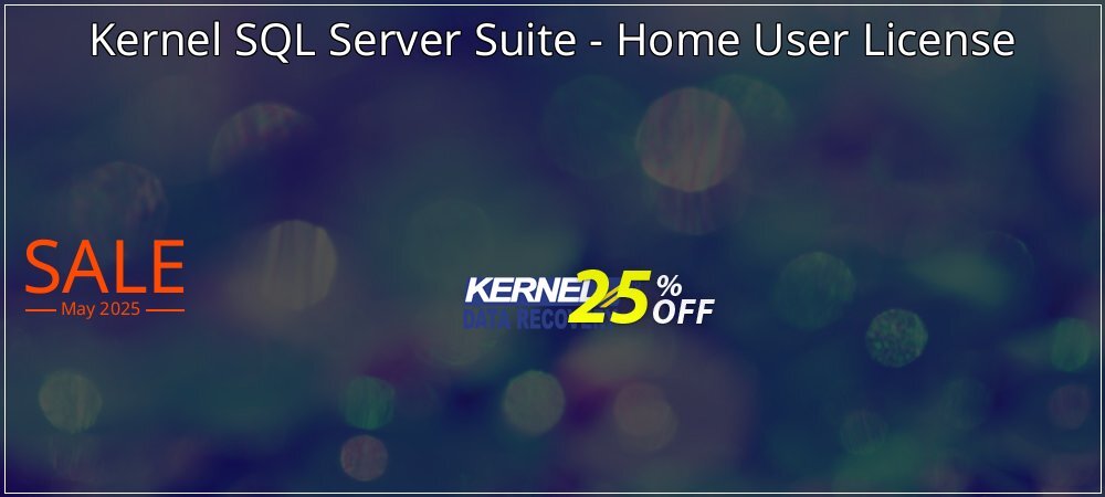 Kernel SQL Server Suite - Home User License coupon on National Smile Day offering sales