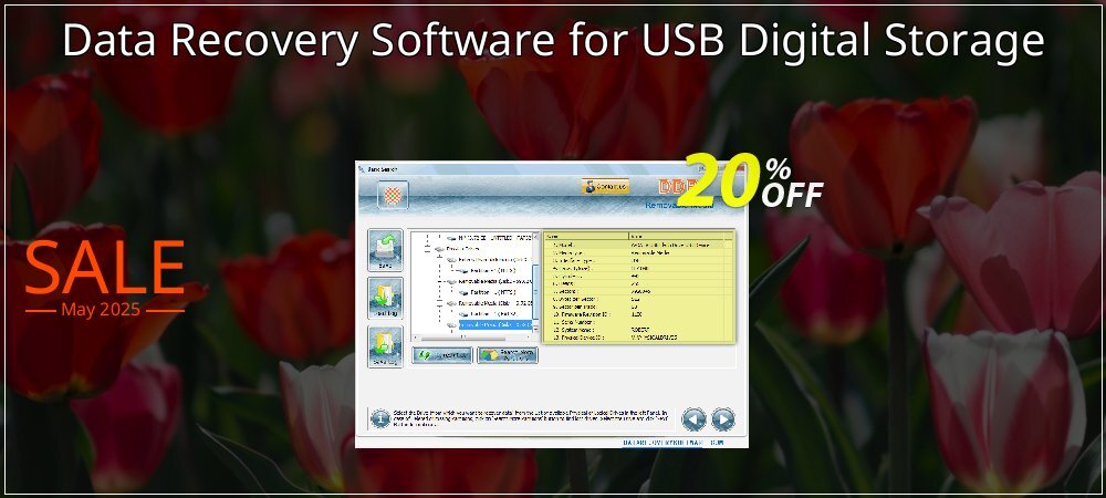 Data Recovery Software for USB Digital Storage coupon on World Party Day offer