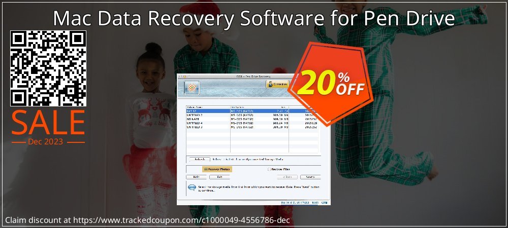 Get 20% OFF Mac Data Recovery Software for Pen Drive offering sales