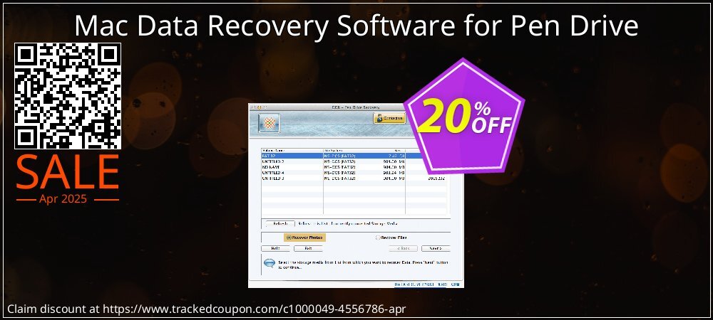 Mac Data Recovery Software for Pen Drive coupon on World Party Day discount