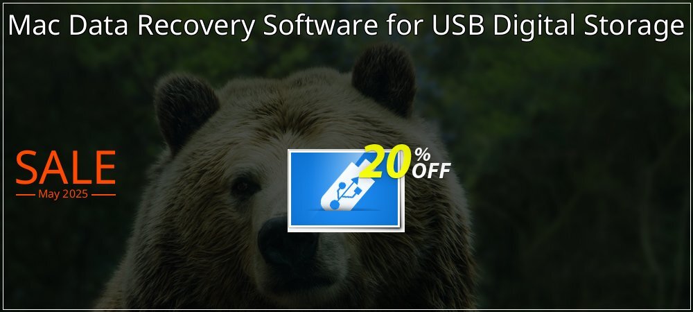 Mac Data Recovery Software for USB Digital Storage coupon on Virtual Vacation Day offering discount