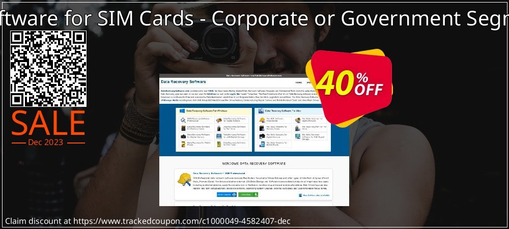 Data Recovery Software for SIM Cards - Corporate or Government Segment User License coupon on April Fools' Day deals