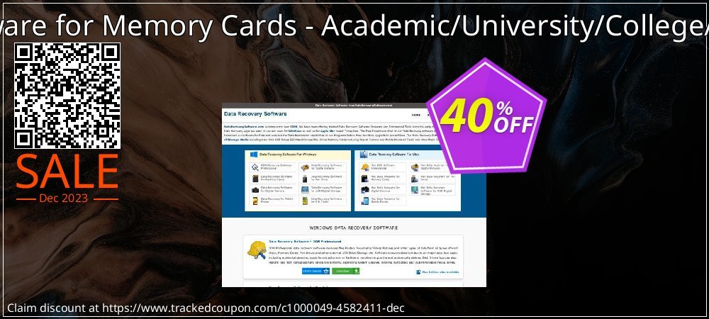 Data Recovery Software for Memory Cards - Academic/University/College/School User License coupon on World Party Day offering sales