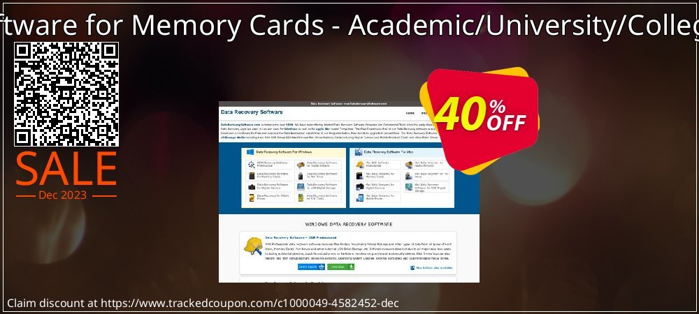 Mac Data Recovery Software for Memory Cards - Academic/University/College/School User License coupon on April Fools' Day deals
