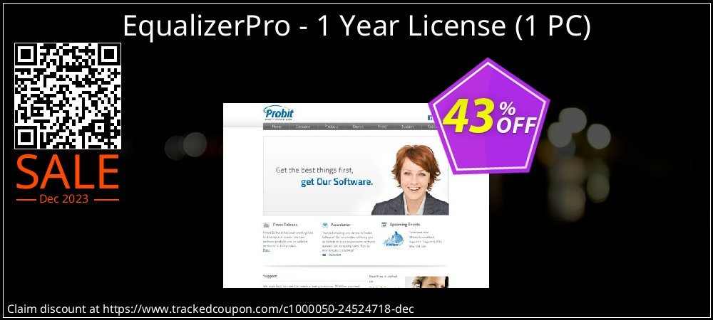 EqualizerPro - 1 Year License - 1 PC  coupon on Mario Day offering discount
