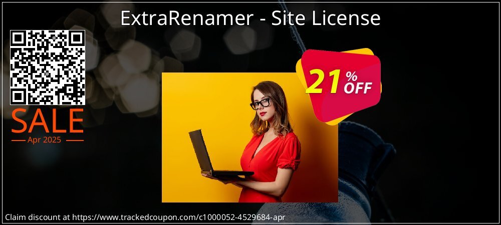 ExtraRenamer - Site License coupon on National Smile Day offering discount