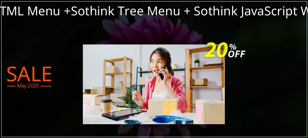 Sothink DHTML Menu +Sothink Tree Menu + Sothink JavaScript Web Scroller coupon on National Pizza Party Day super sale