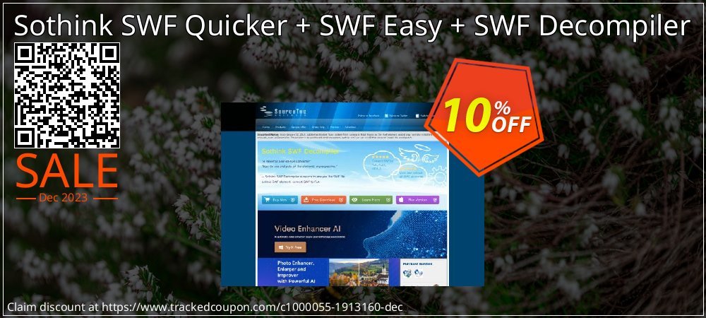 Sothink SWF Quicker + SWF Easy + SWF Decompiler coupon on National Walking Day discounts