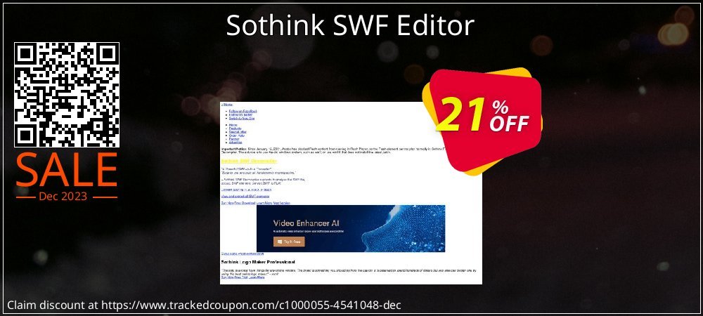 Sothink SWF Editor coupon on Constitution Memorial Day offering discount