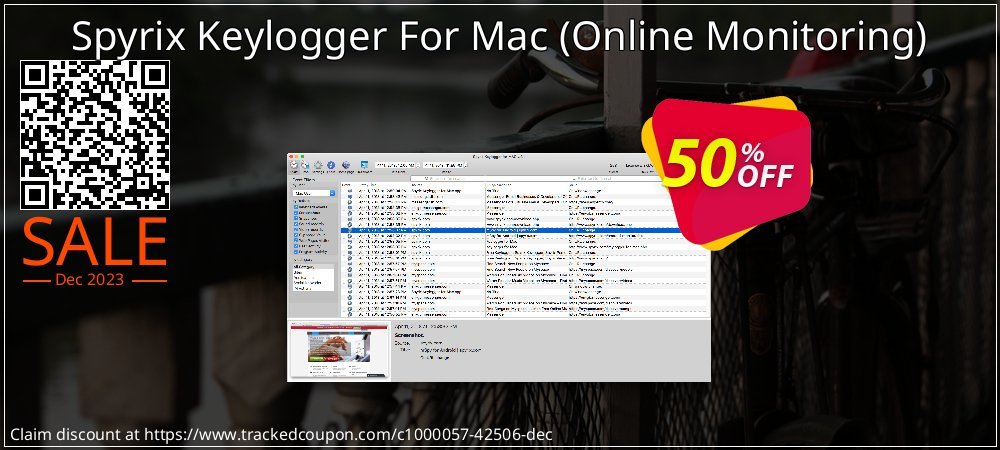 Spyrix Keylogger For Mac - Online Monitoring  coupon on World Party Day offering sales