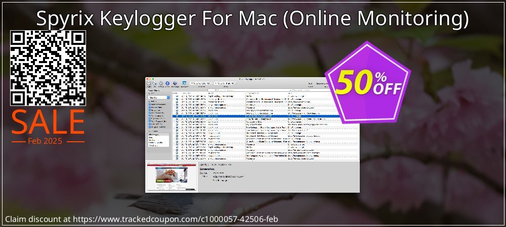 Spyrix Keylogger For Mac - Online Monitoring  coupon on World Party Day offering sales