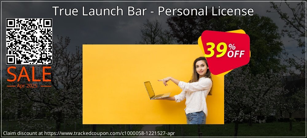 True Launch Bar - Personal License coupon on April Fools Day promotions