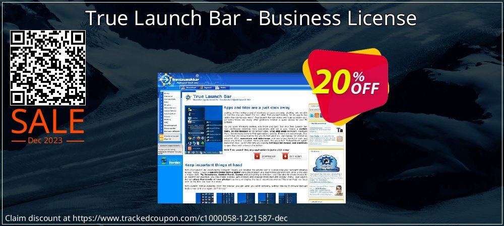 True Launch Bar - Business License coupon on April Fools' Day super sale