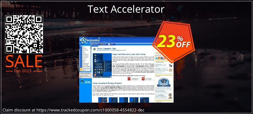 Text Accelerator coupon on April Fools' Day deals