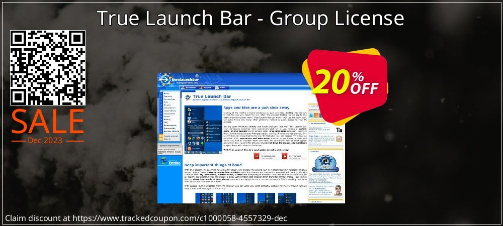 True Launch Bar - Group License coupon on April Fools' Day offering sales