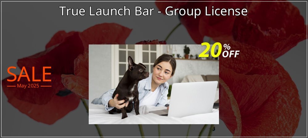 True Launch Bar - Group License coupon on April Fools' Day offering sales