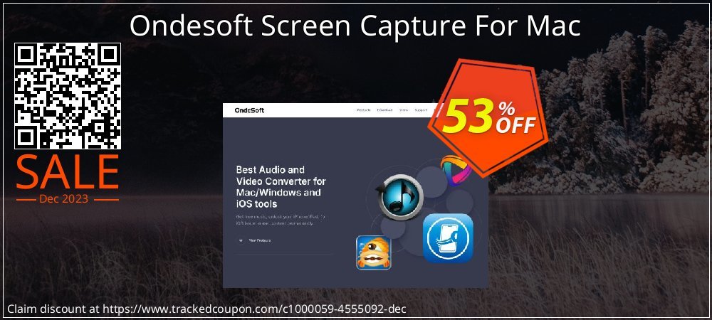 Ondesoft Screen Capture For Mac coupon on April Fools Day deals